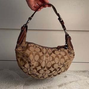 Coach Soho Signature Small Hobo Handbag